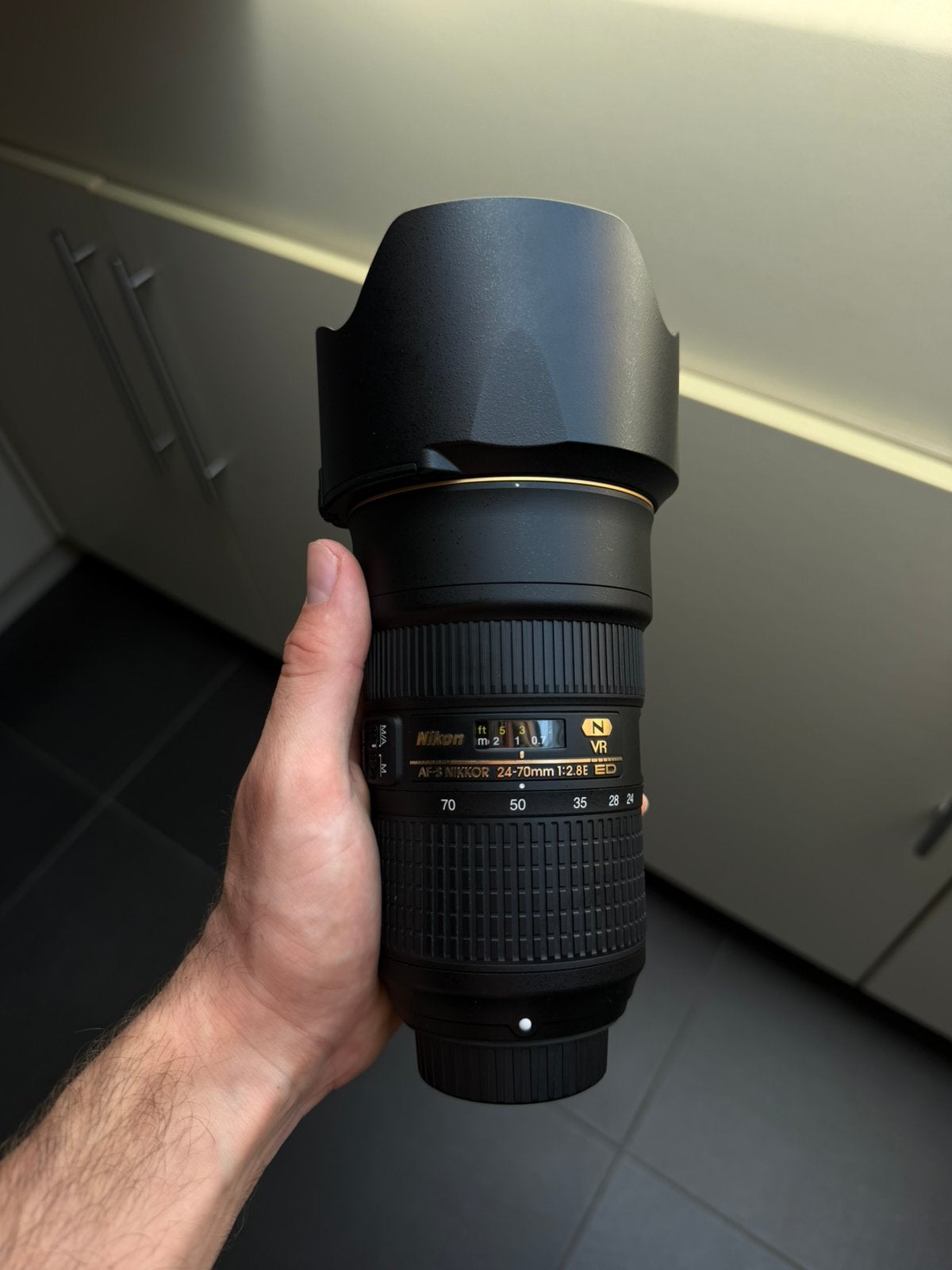 Nikon AF-S 24-70mm f/2.8E ED VR, Enlèvement, Comme neuf, Lentille standard, Zoom