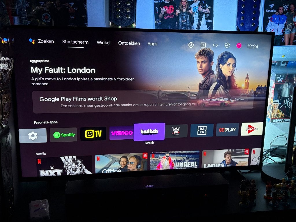 Phillips 43” 43PUS8007/12 tv ambilight, Philips, Comme neuf, Enlèvement, 100 cm ou plus