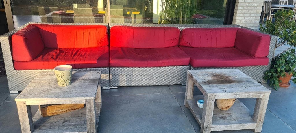 Salon de jardin / d’extérieur en 3 pièces, Jardin & Terrasse, Enlèvement, Utilisé