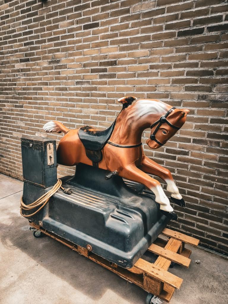 Originele Kiddie ride uit 1960 - prachtige patina, Ophalen