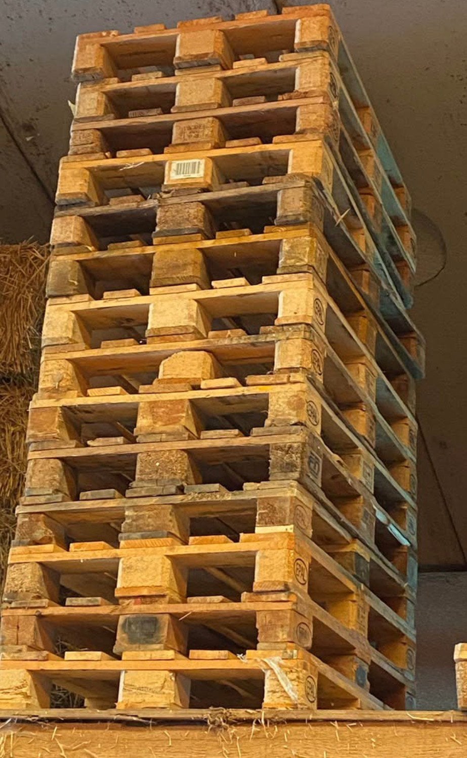 Euro pallets, Ophalen