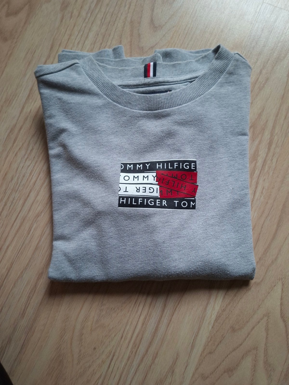 PULLOVER TOMMY HILIFGER GRIJS 14J, Garçon, Pull ou Veste, Comme neuf, Tommy Hilfiger