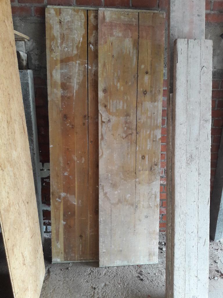 stelling planken en balken, Ophalen, Gebruikt, Balken