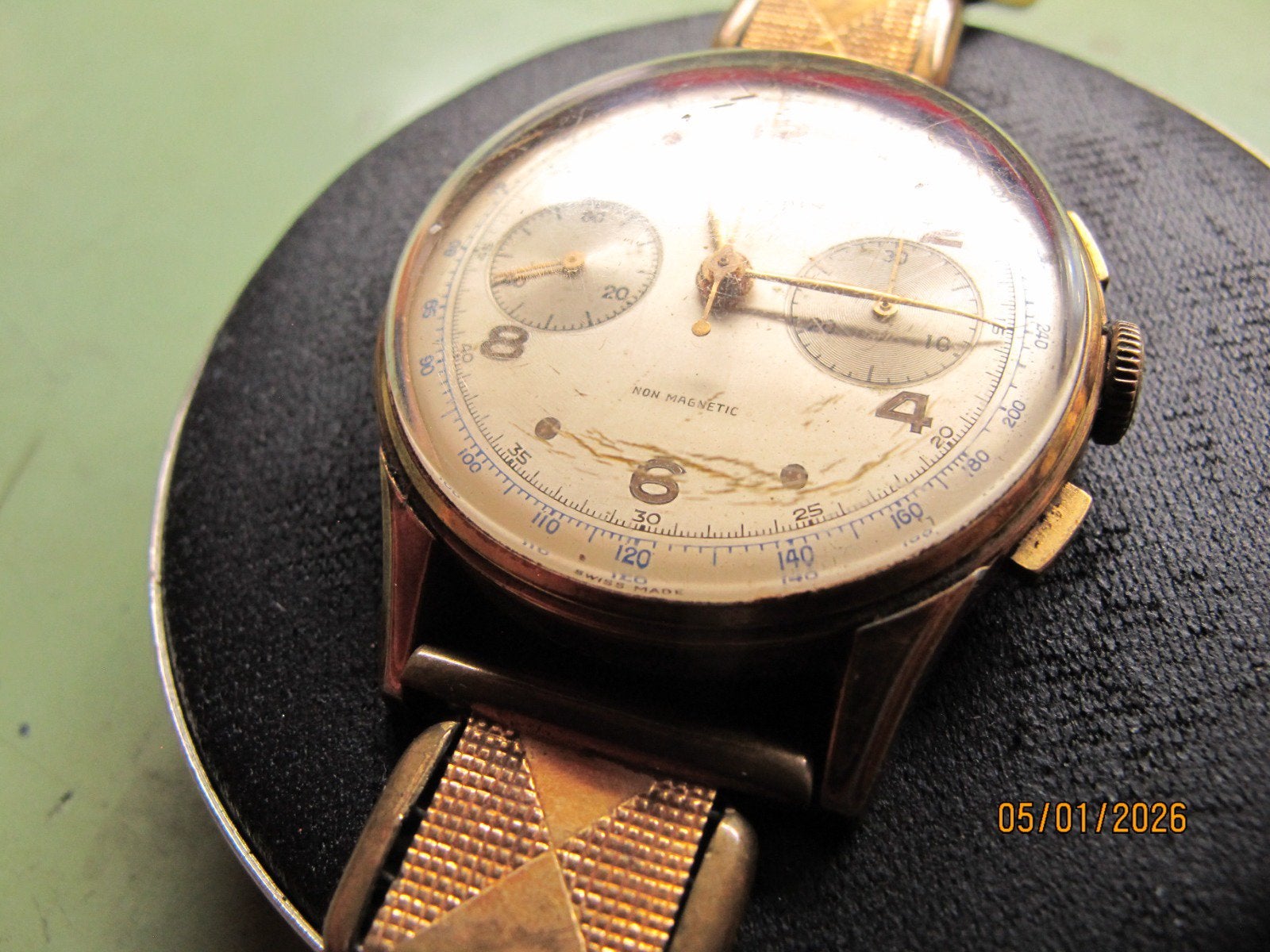 Montre chrono Tollet  entierement revisee, Ophalen