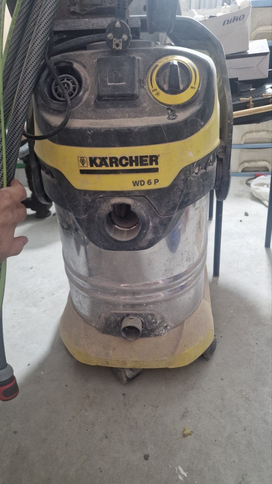 Aspirateur karcher wd6p, Ophalen