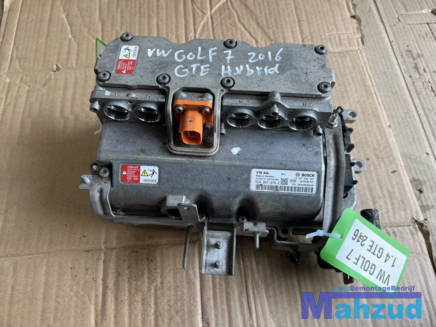 VW GOLF 7 1.4 GTE HYBRIDE Inverter 5G0907070E 2012-2020, Gebruikt, Volkswagen, Volkswagen AG, Vw@volkswagen.de