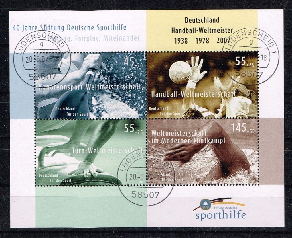 Postzegels uit Duitsland - K 6106 - sporthulp, Postzegels en Munten, Postzegels | Europa | Duitsland, Verzenden, 1990 tot heden