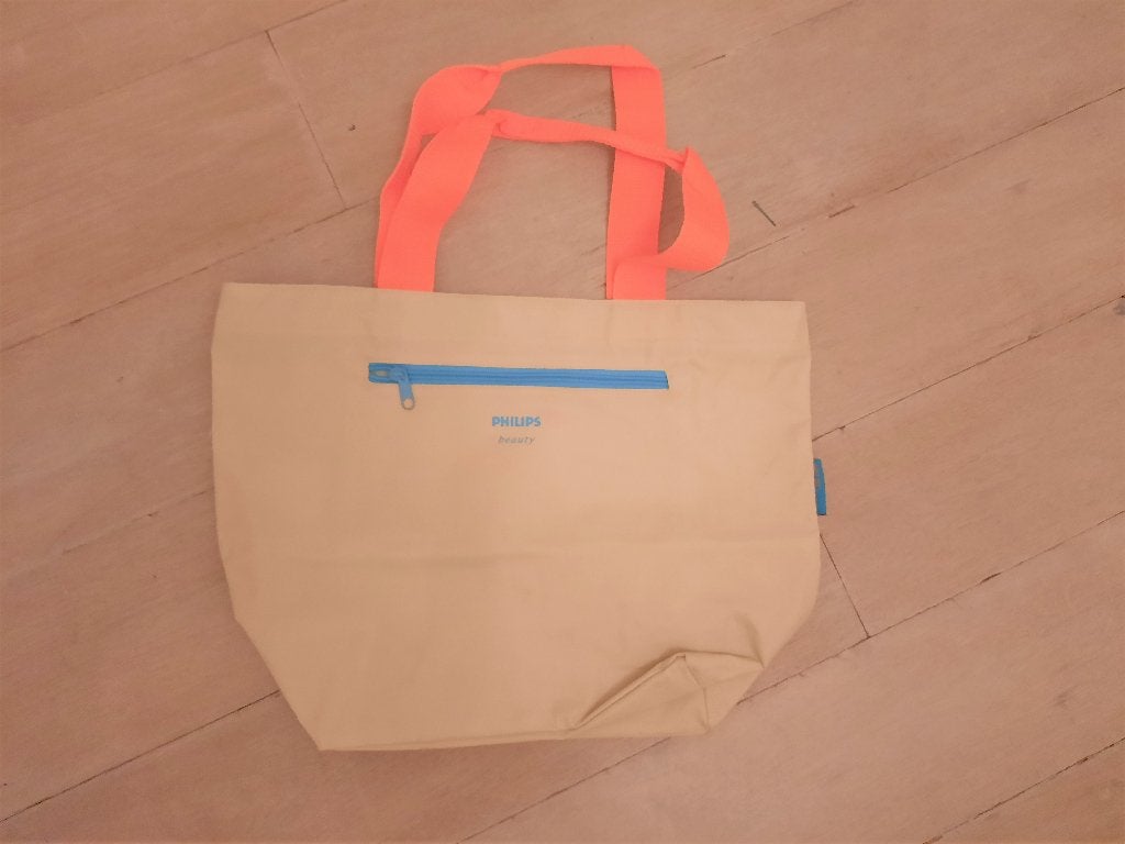 Vintage draagtas PHILIPS, Ophalen, Zo goed als nieuw, Beige