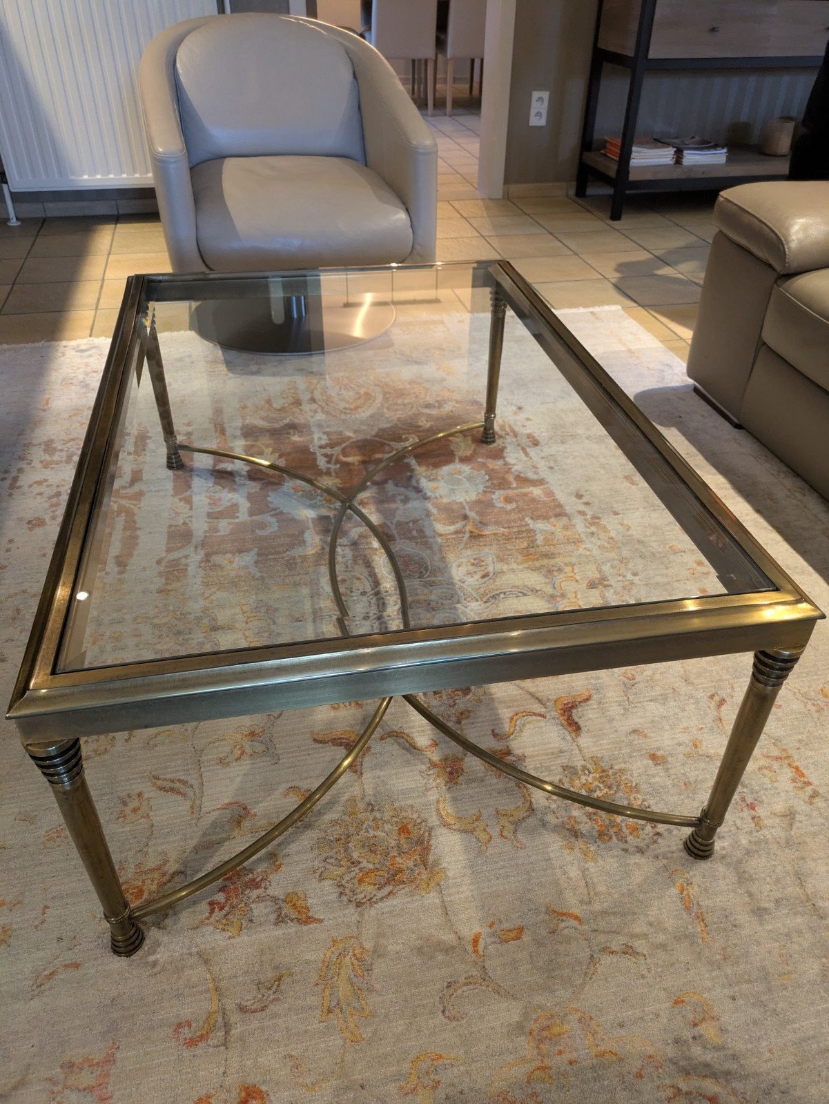 salontafel, Ophalen, Glas
