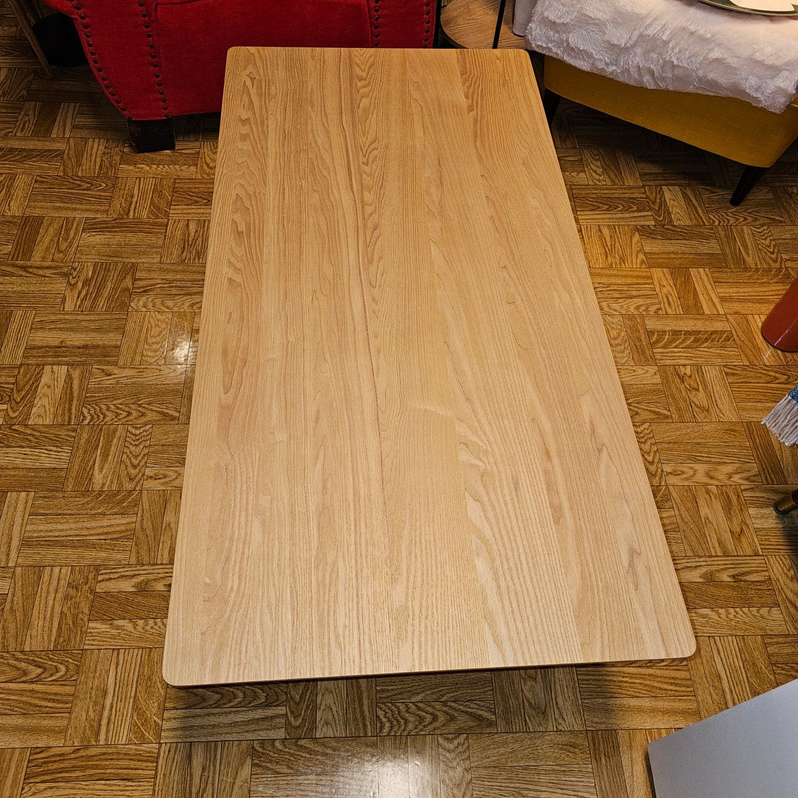 Salontafel. Essenhout., Huis en Inrichting, Ophalen, 100 tot 150 cm, 50 tot 75 cm, Nieuw