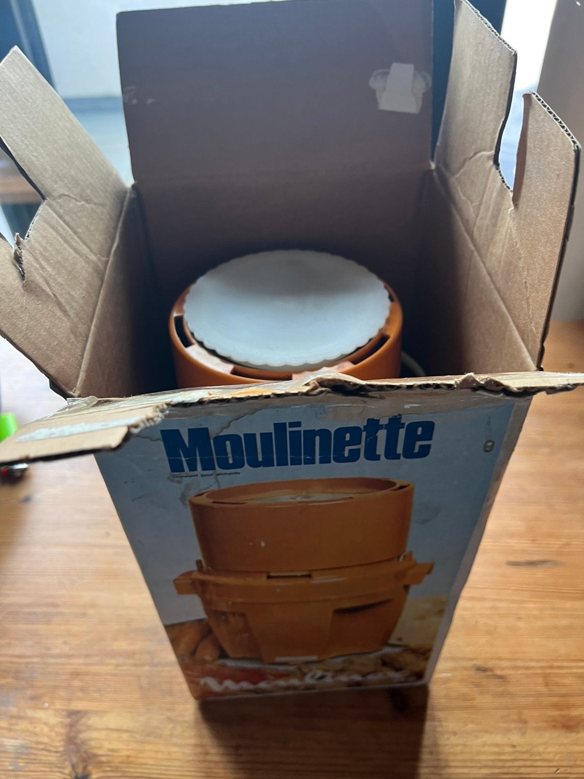 Moulinex. Vintage La moulinette, Elektronische apparatuur, Ophalen of Verzenden, Zo goed als nieuw