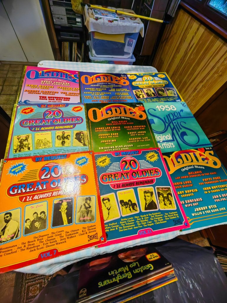 Oldies sur 9 pièces, Enlèvement ou Envoi, LP