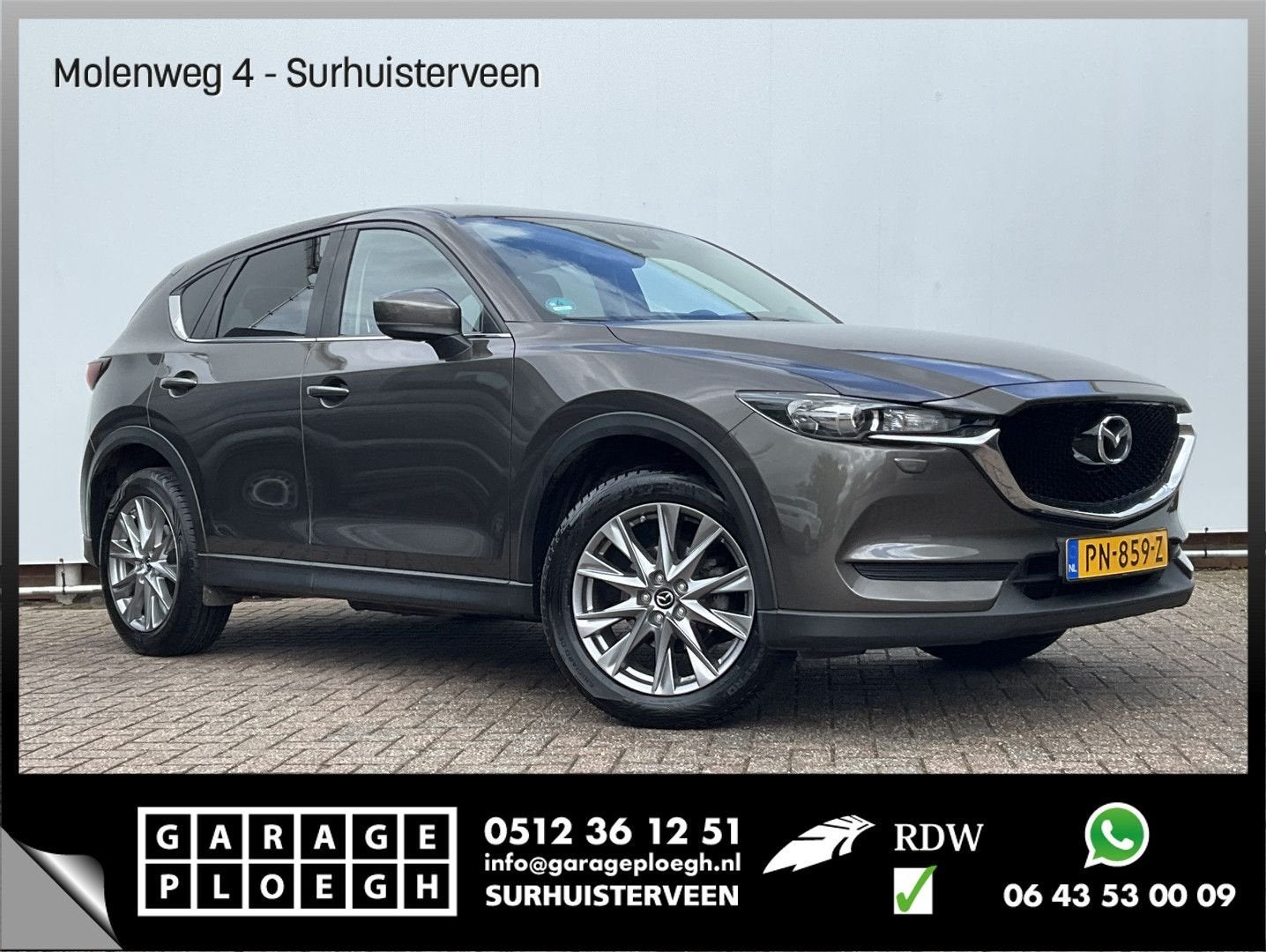 Mazda CX-5 2.0 SkyActiv-G 165 TS Automaat Trekhaak Nav/Cruis, Automaat, Bruin, Start-stop-systeem, CX-5