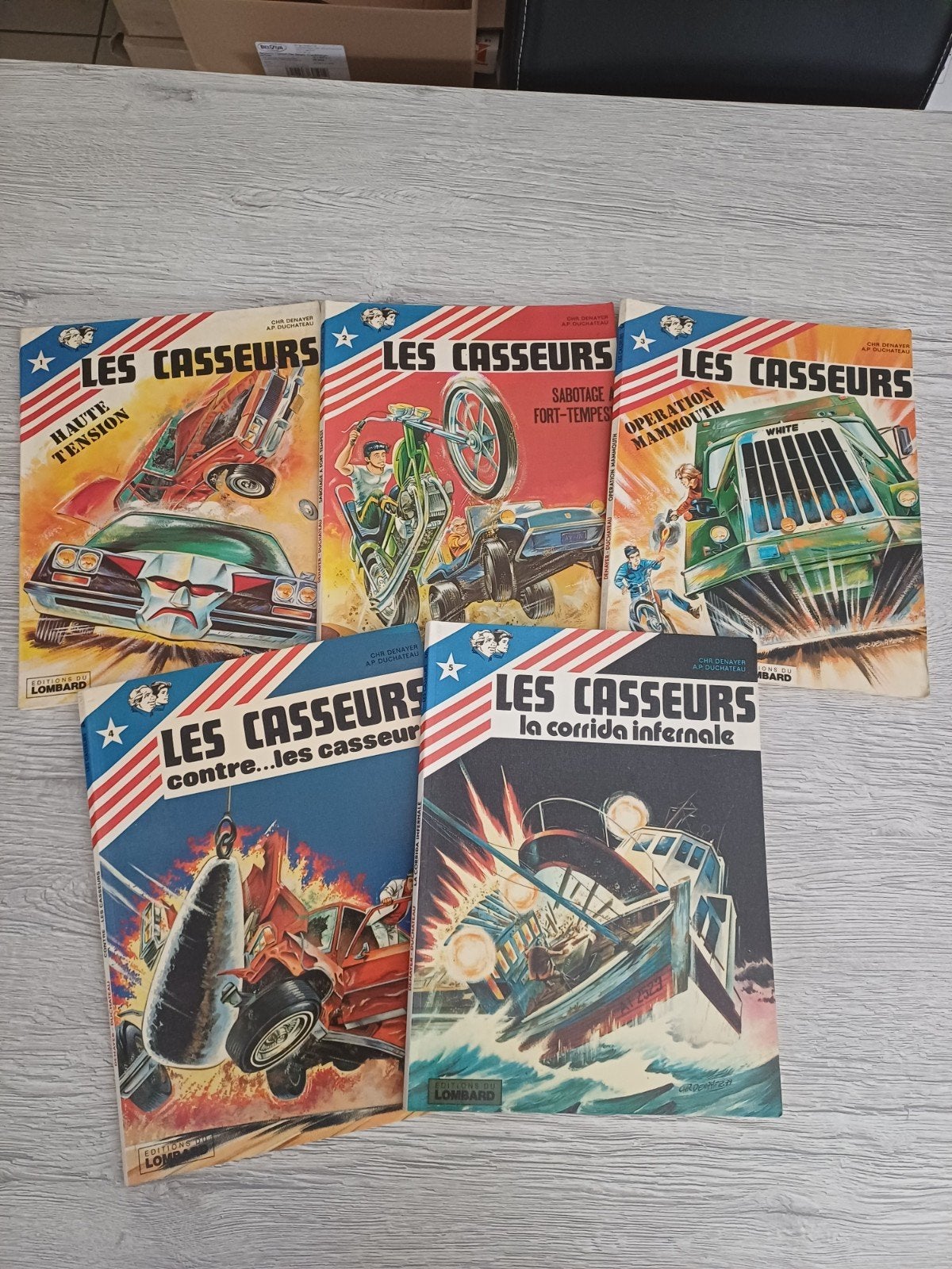 BD The Breakers 1 tot 5 EO, Meerdere stripboeken, Ophalen of Verzenden
