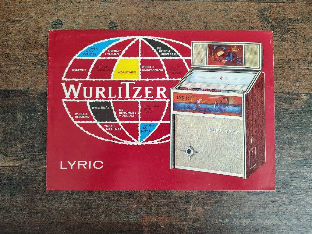 Folder: Wurlitzer Lyric (1965) jukebox, Verzamelen, Verzenden, Wurlitzer