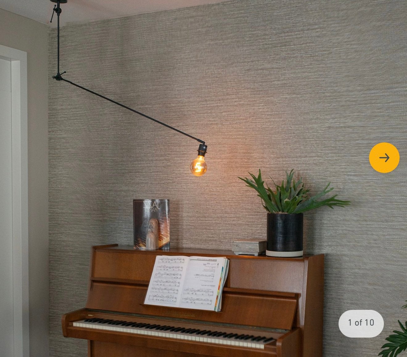 Moderne hanglamp zwart zonder kap, Ophalen, Zo goed als nieuw