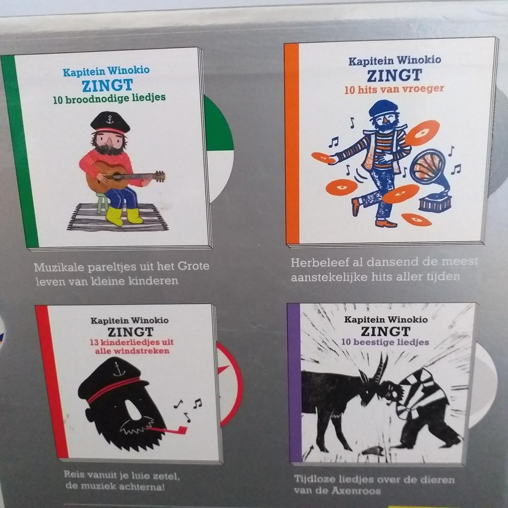 Kapitein Winokio | box | 4 CD, Cd's en Dvd's, Ophalen