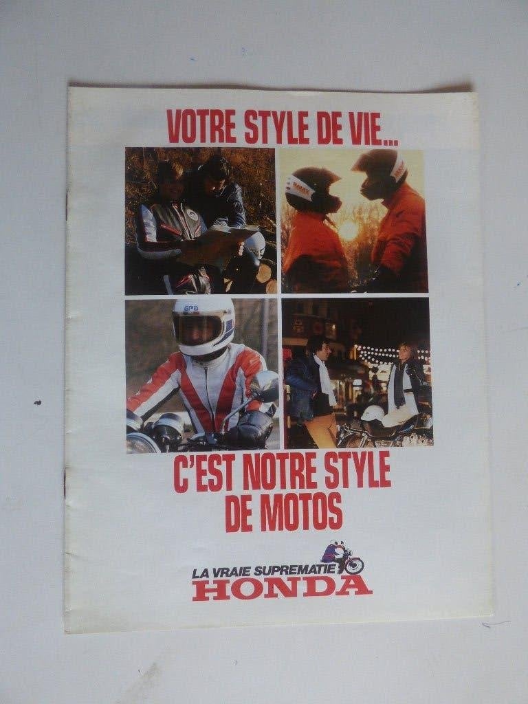 DÉPLIANT HONDA MOTORCYCLES RANGE 1981, Enlèvement ou Envoi, Honda