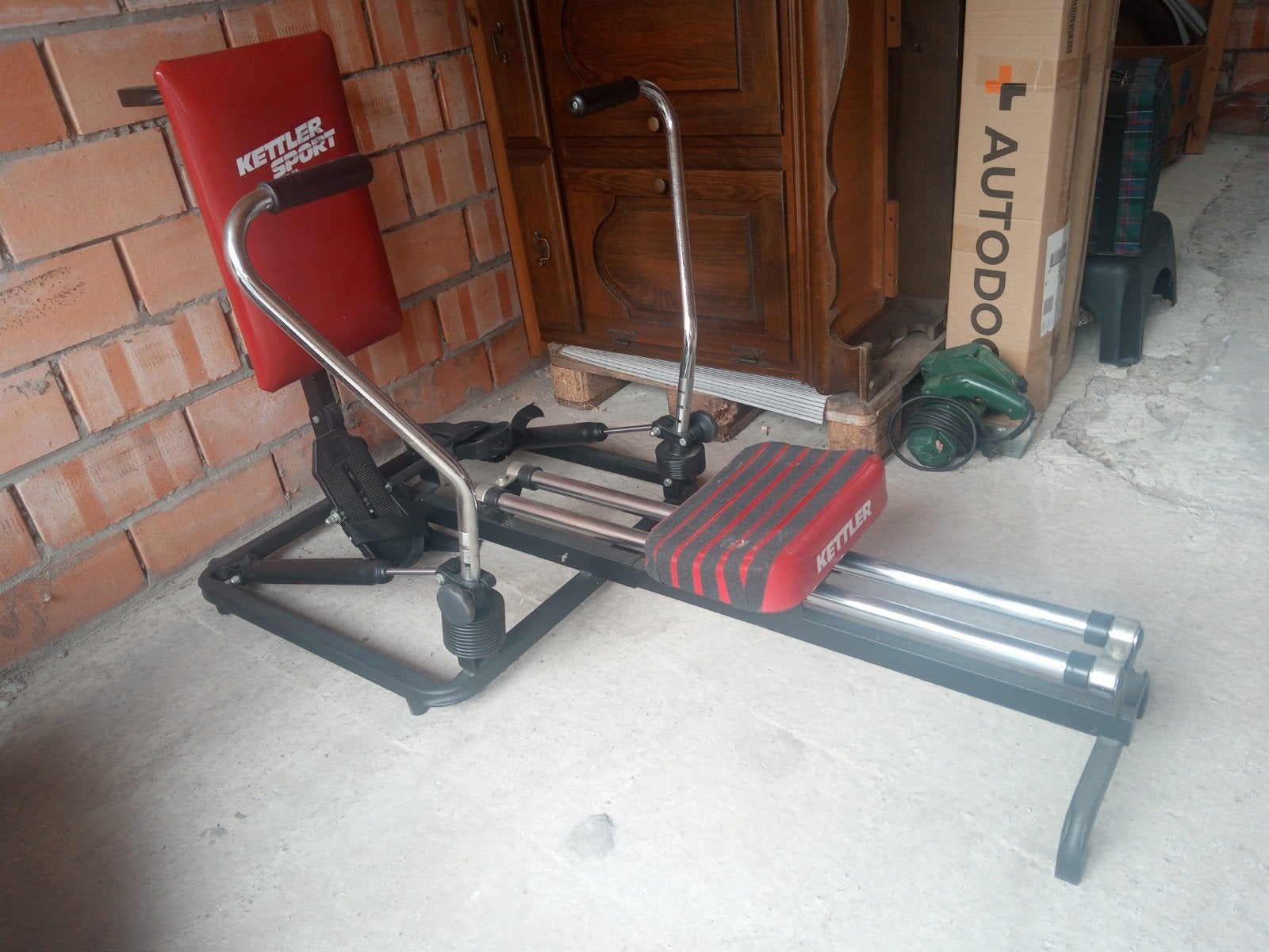 Deze Kettler Sport roeitrainer is een uitstekend apparaat, Ophalen
