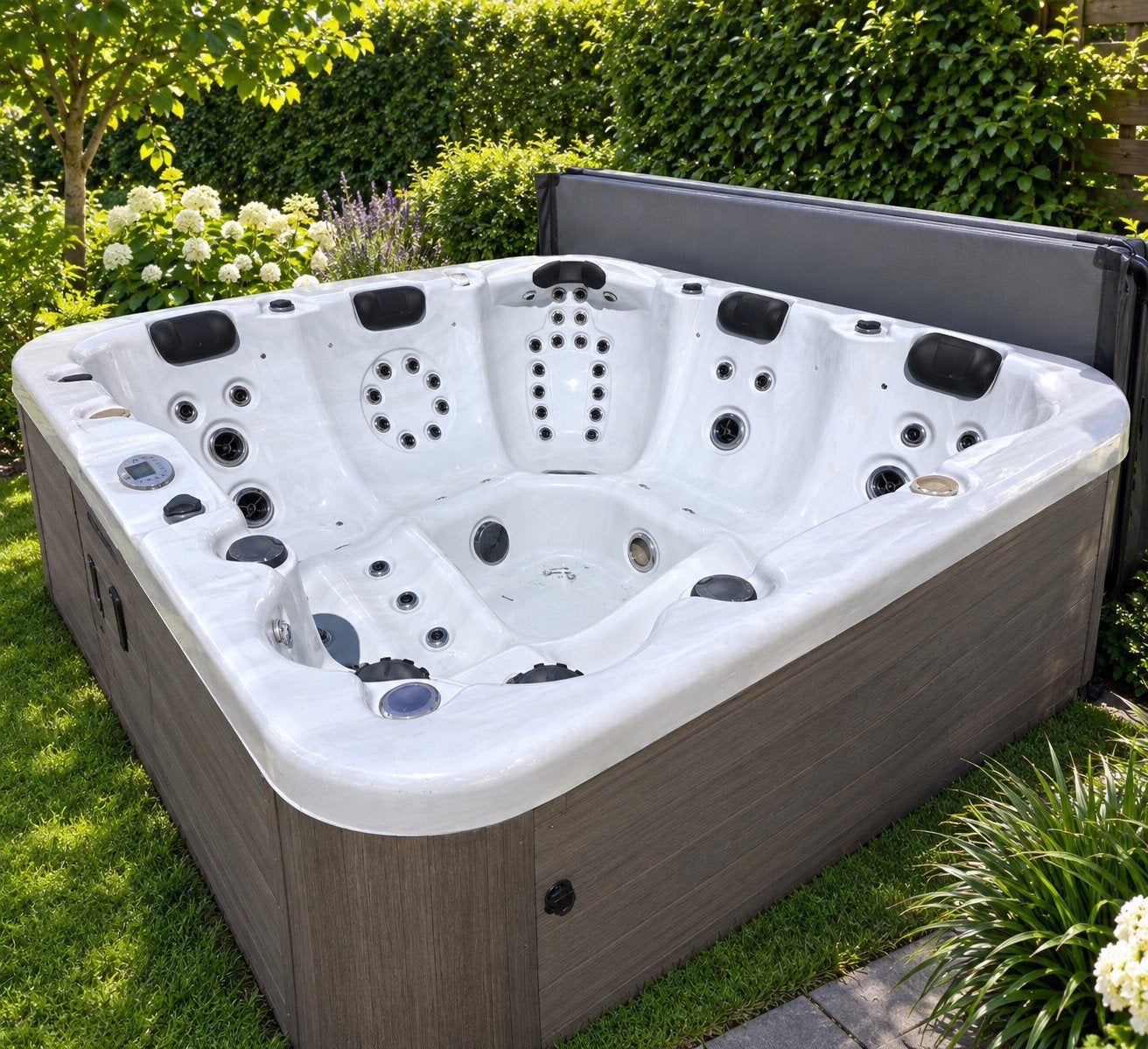 jacuzzi gratis geleverd geplaatst 1j  garantie, Tuin en Terras, Verzenden