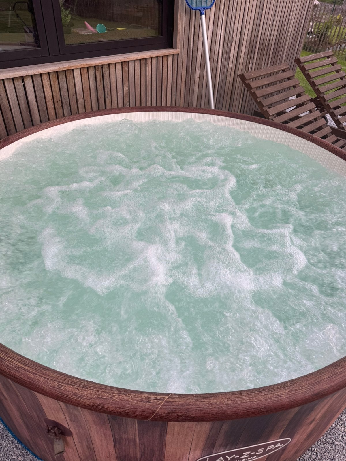 Helsinki lazy spa, Ophalen, Gebruikt, Grondzeil, Opblaasbaar