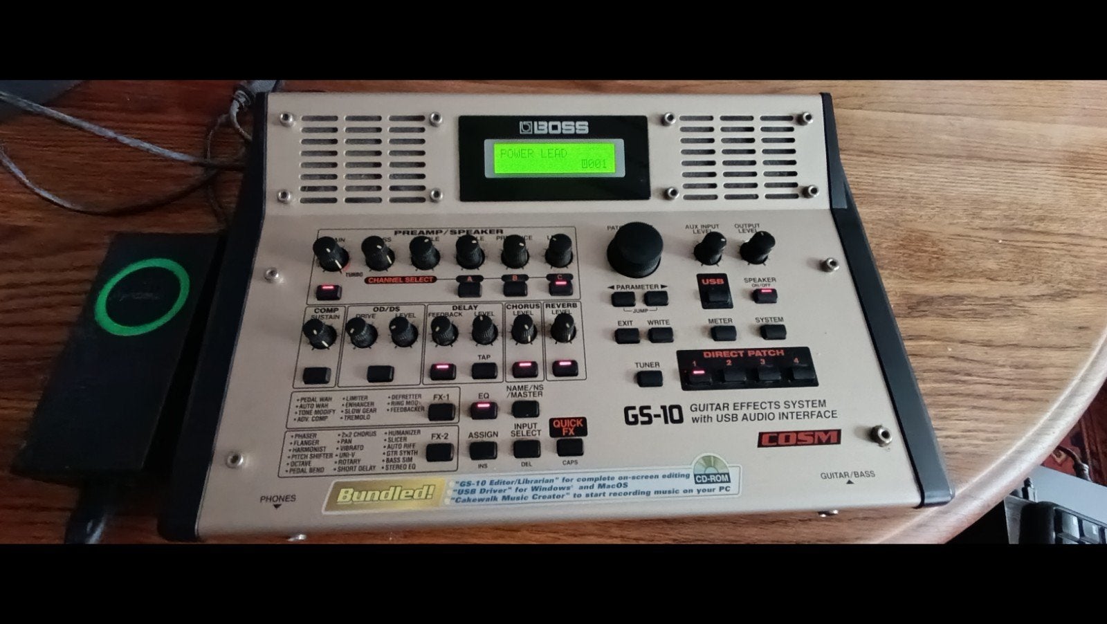 Boss Gs-10 (vintage et rare) 2003, Musique & Instruments, Enlèvement ou Envoi, Utilisé, Compresseur