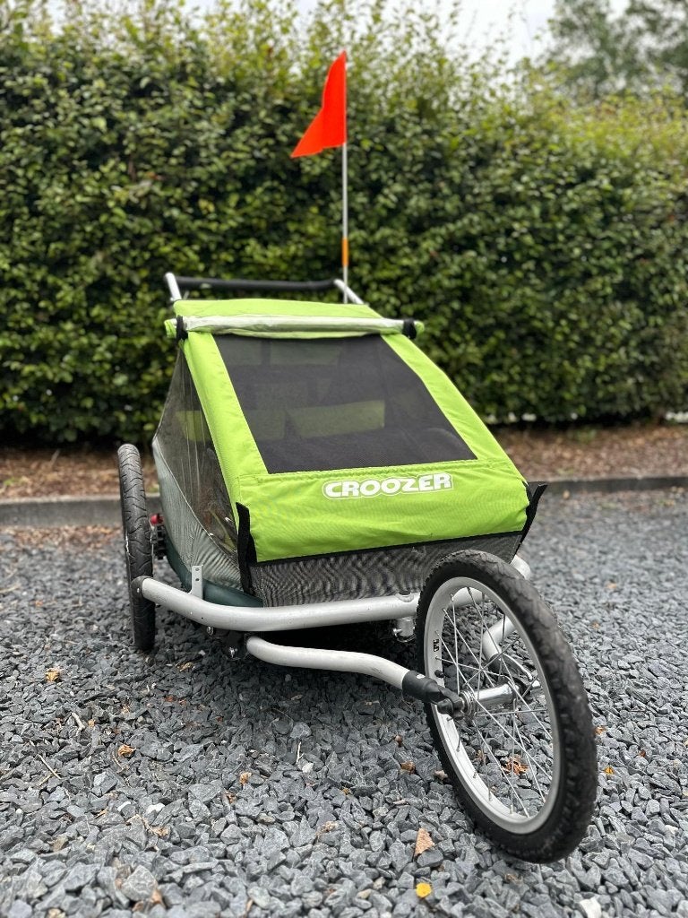 remorque vélo Croozer kid 2, Fietsen en Brommers, Ophalen, Zo goed als nieuw, Croozer, Opvouwbaar