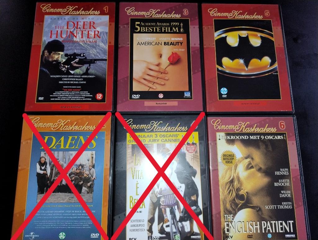DVD Lot Cinema Kaskrakers, 50 films, À partir de 12 ans, Enlèvement, Comme neuf, Autres genres