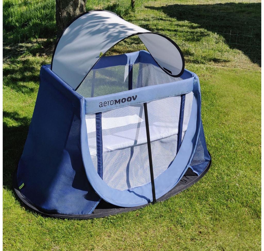 Aero Moov campingbedje, Kinderen en Baby's, Babywiegjes en Ledikanten, Ophalen, Zo goed als nieuw, Reisbedje