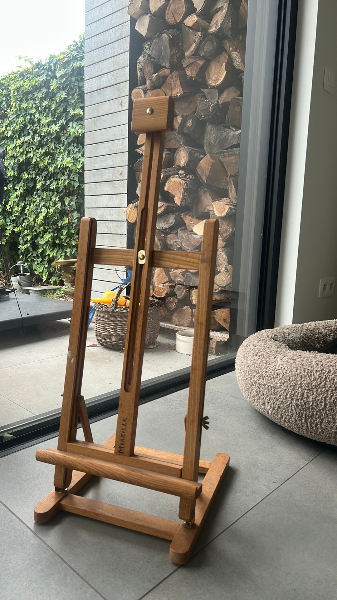 Chevalet de table professionnel en bois - réglable, Enlèvement ou Envoi, Comme neuf