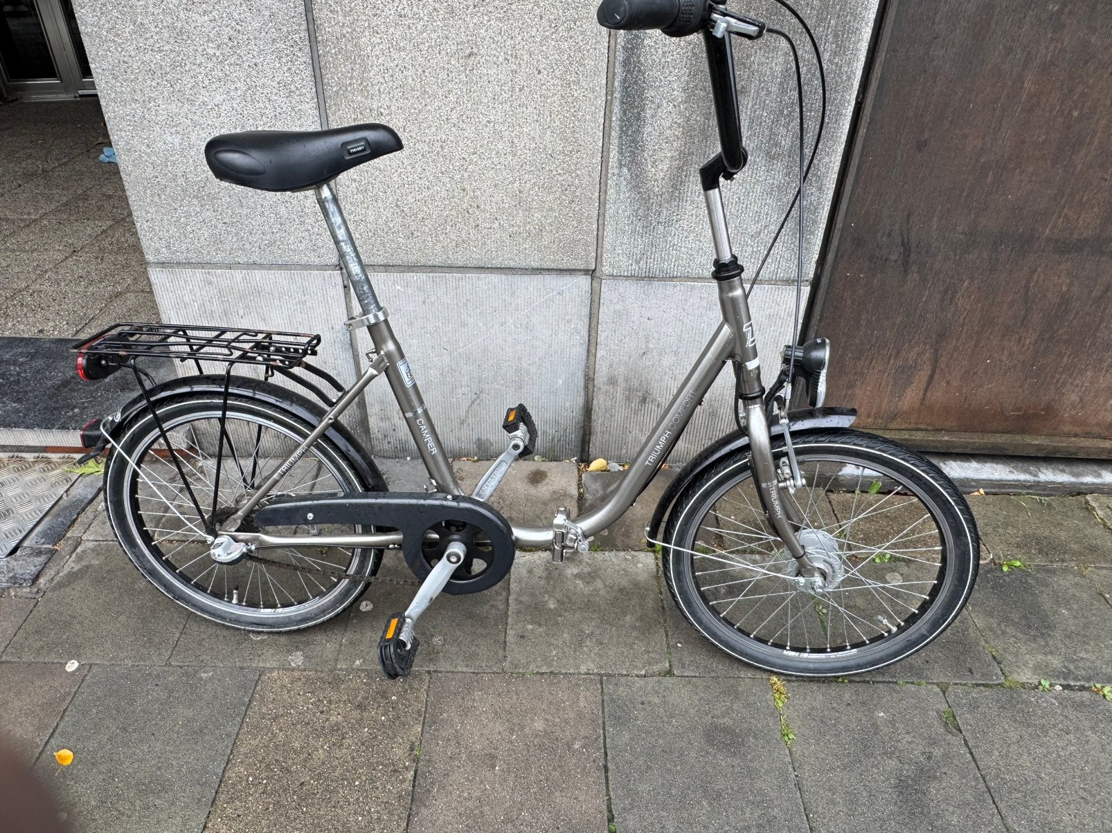 Plooi fiets, Fietsen en Brommers, Velgrem, Versnellingen, Zo goed als nieuw, 18 tot 20 inch