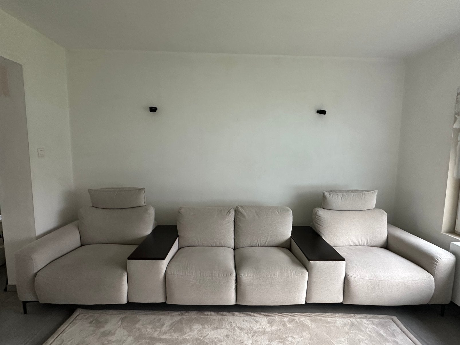 Grote zetel met 2 relaxen, Enlèvement, Comme neuf