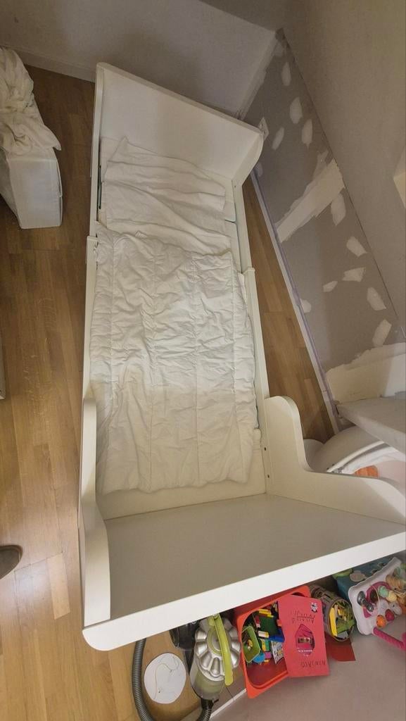Busunge ikea meegroeibed kinderbed met dubbele matras, 70 tot 85 cm, Zo goed als nieuw, 180 cm of meer, Ophalen