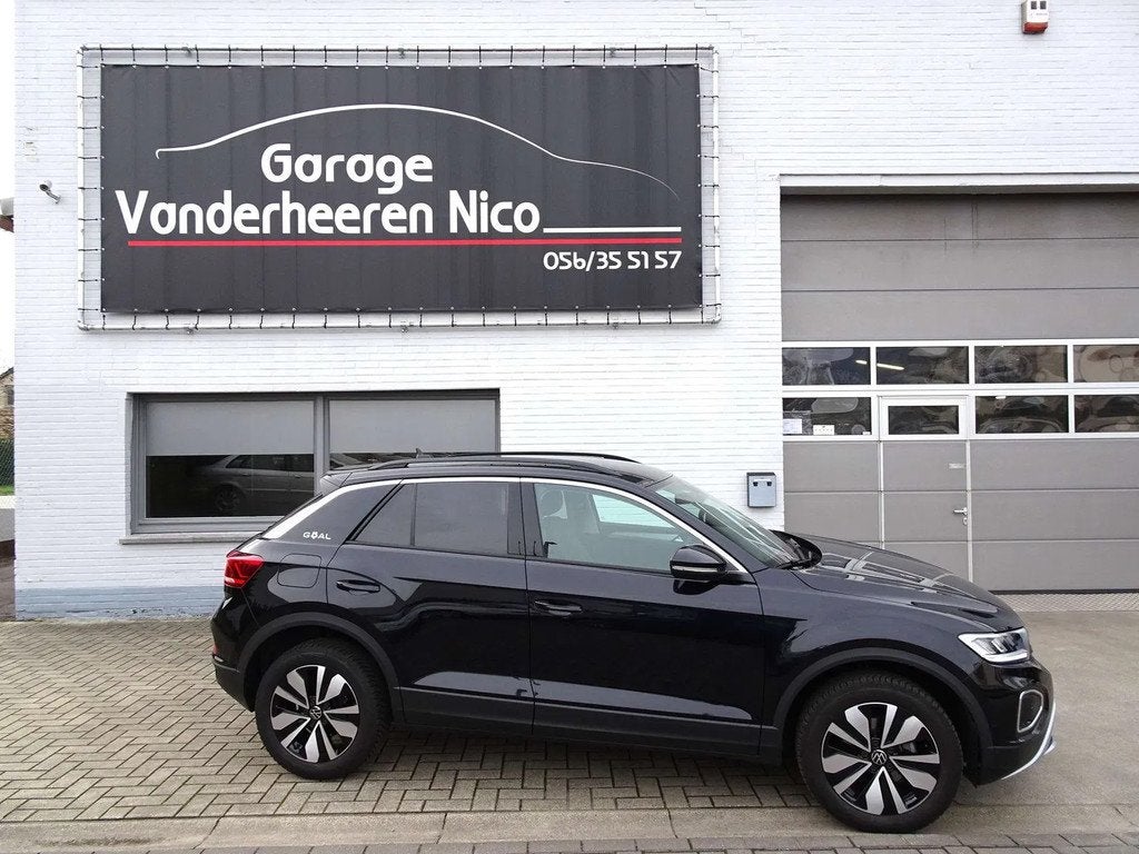 Volkswagen T-Roc 1.0TSi Goal VIRTUAL,CARPLAY,FULL LED,ADAPT, Auto's, Gebruikt, 116 pk, 1 kg, Zwart