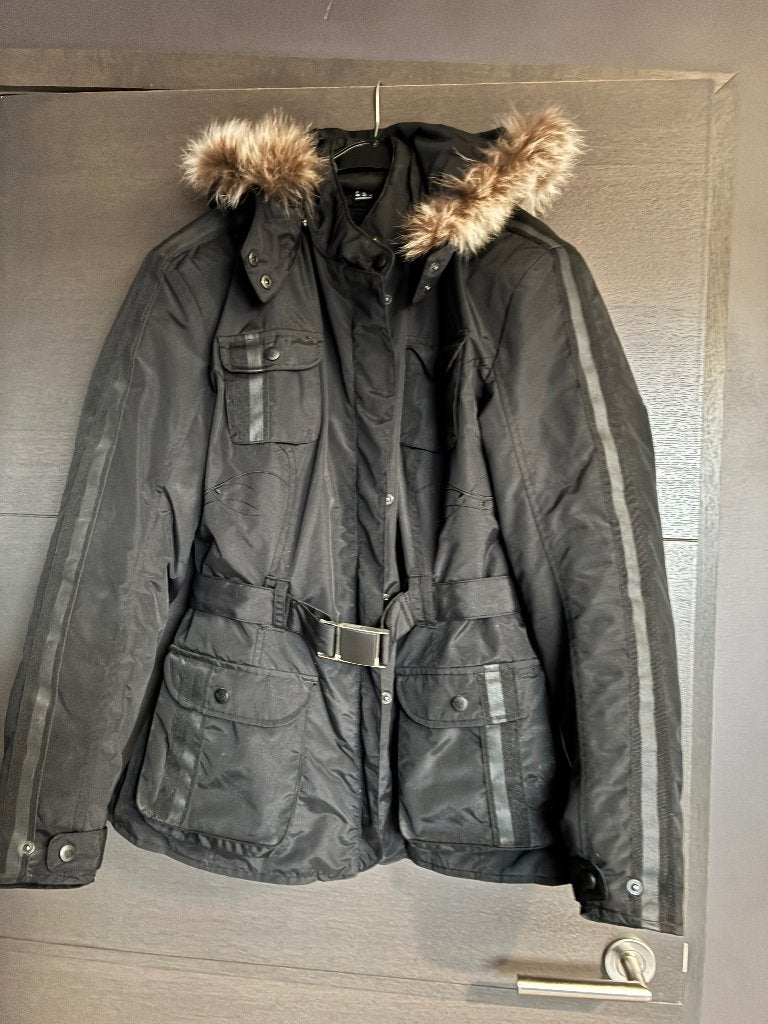 Motor jas Karma- maat L, Kleding | Dames, Zwart, Maat 42/44 (L), Ophalen of Verzenden, Zo goed als nieuw