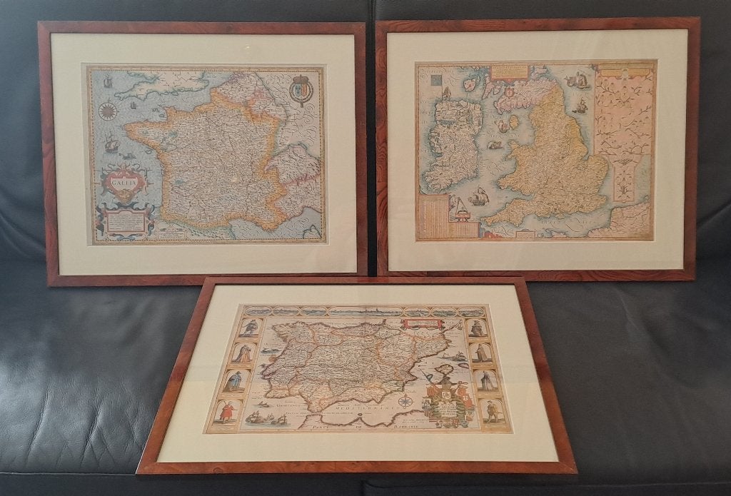 Set van 3 kaders, Neuf, Enlèvement, Bois, Œuvre encadrée