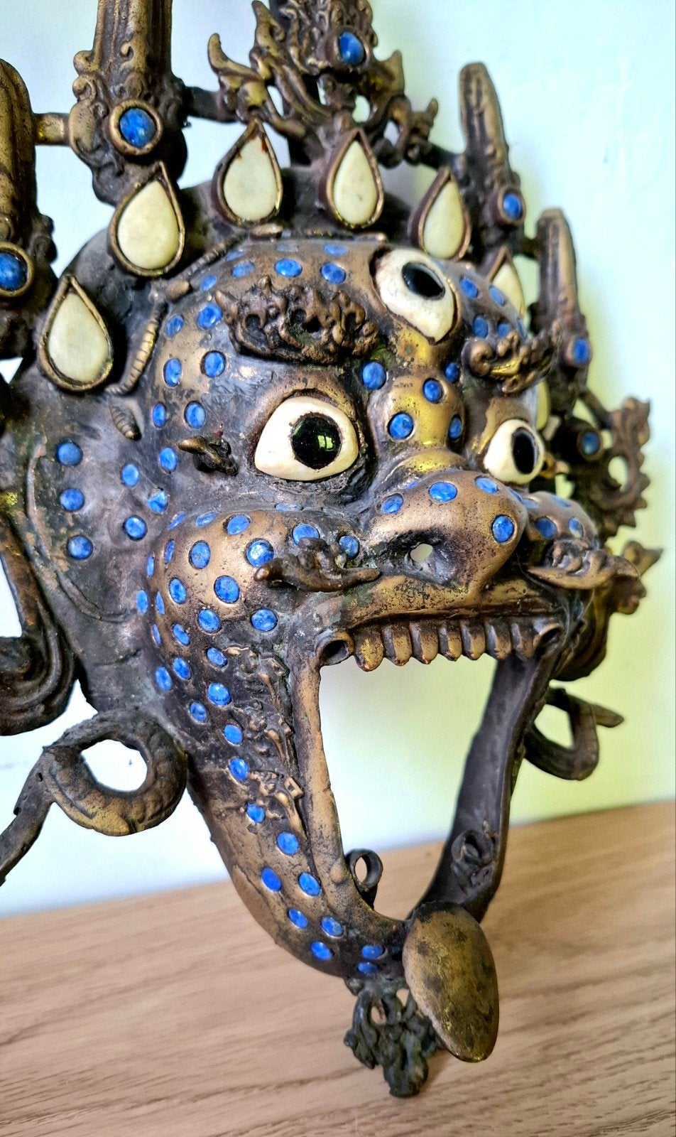 Brons/Tibetaans/Wierookbrandermasker, Verzenden