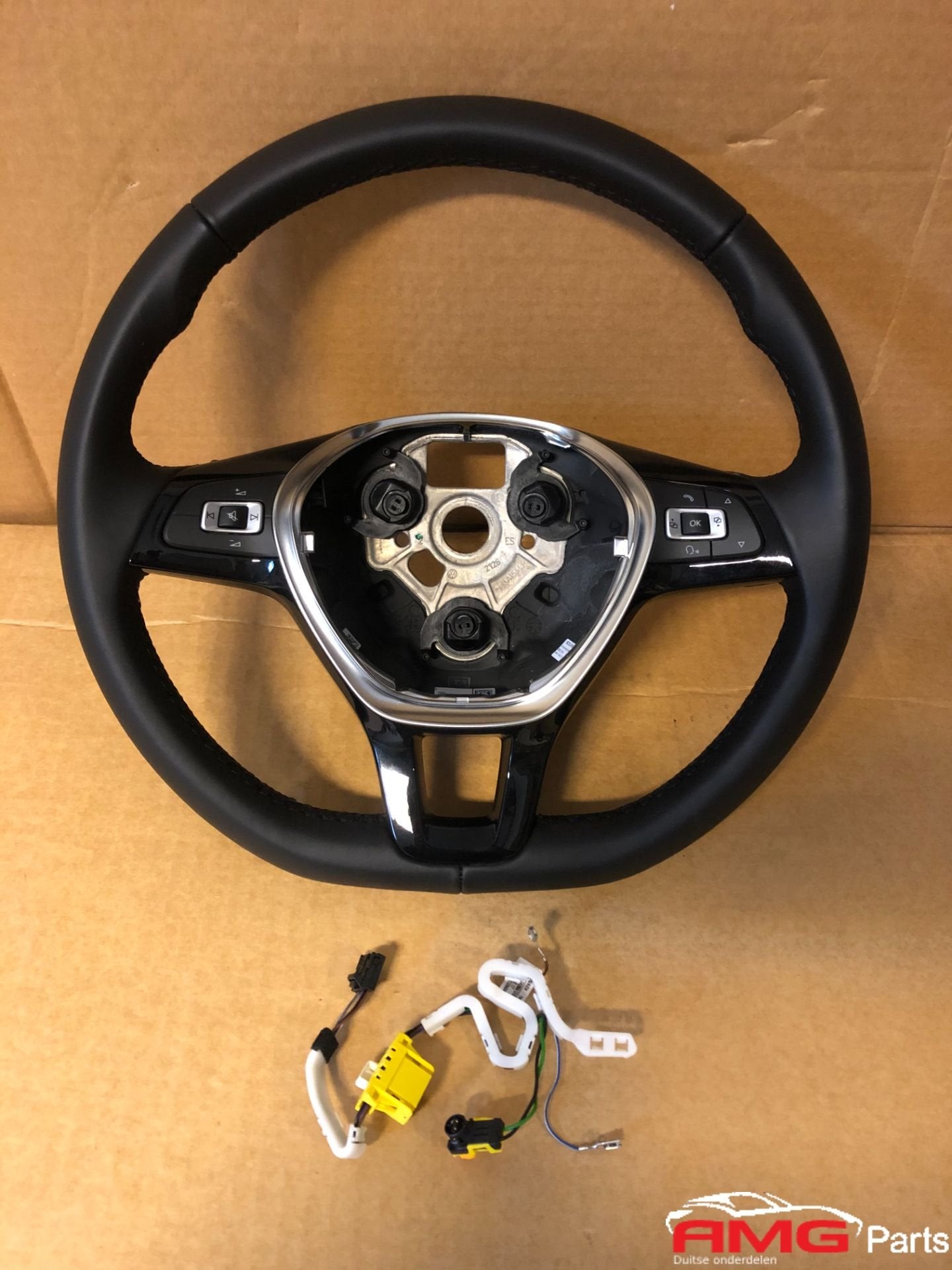 VW Polo Caddy Multifunctioneel Stuur met Kabel, Volkswagen, Volkswagen AG, Nieuw, Vw@volkswagen.de
