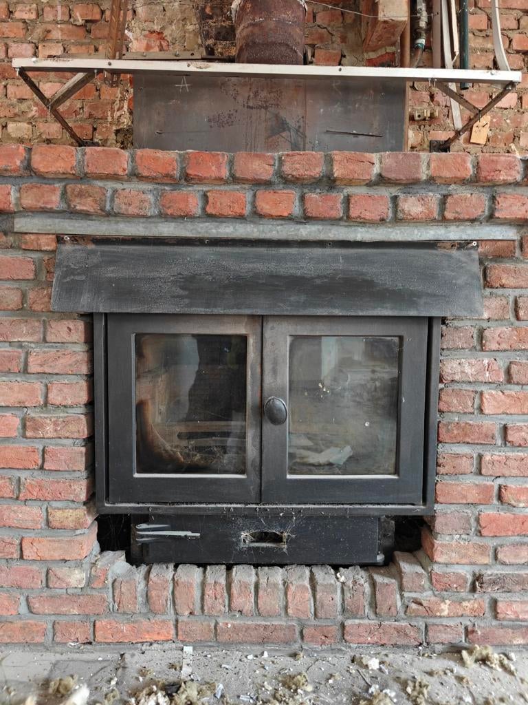 Kachel te koop, Huis en Inrichting, Kachels, Ophalen, Gebruikt, Houtkachel, Inbouw