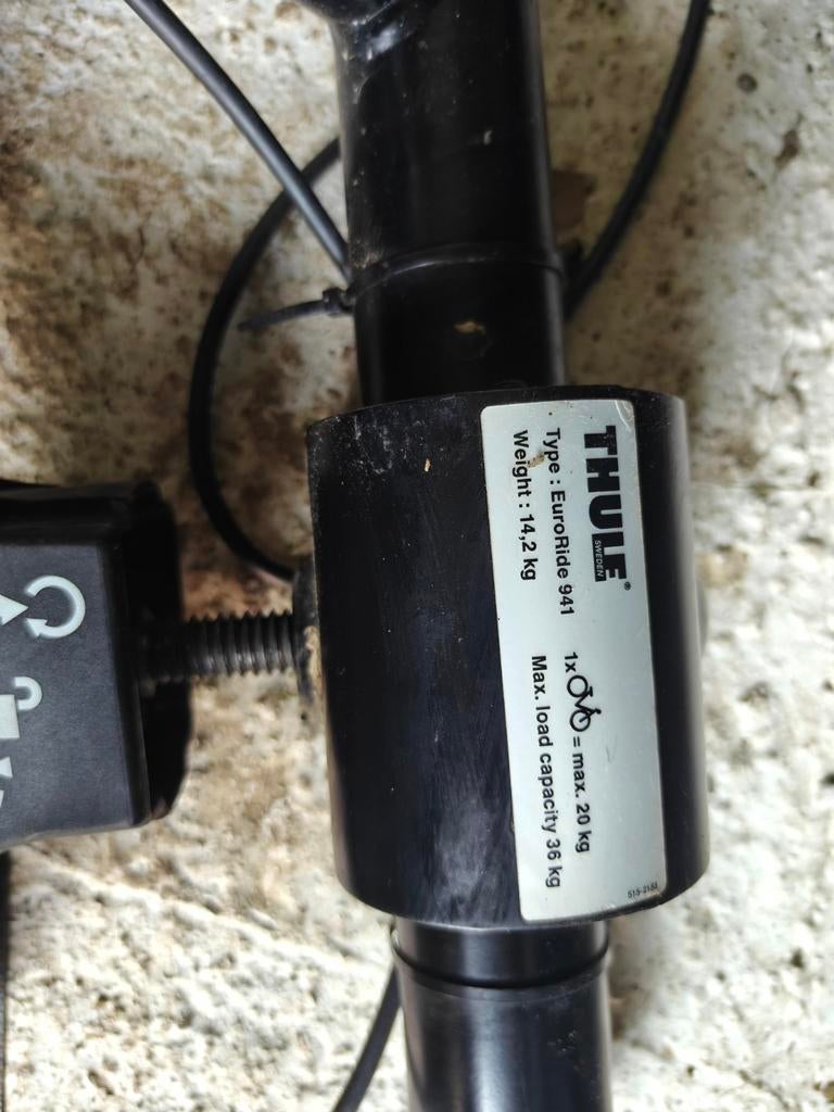 Thule euroride 941, Ophalen, Gebruikt