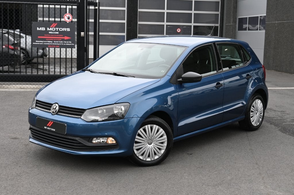 Volkswagen Polo 1.0Trendline, Auto's, Volkswagen, Voorwielaandrijving, USB, Stof, Blauw