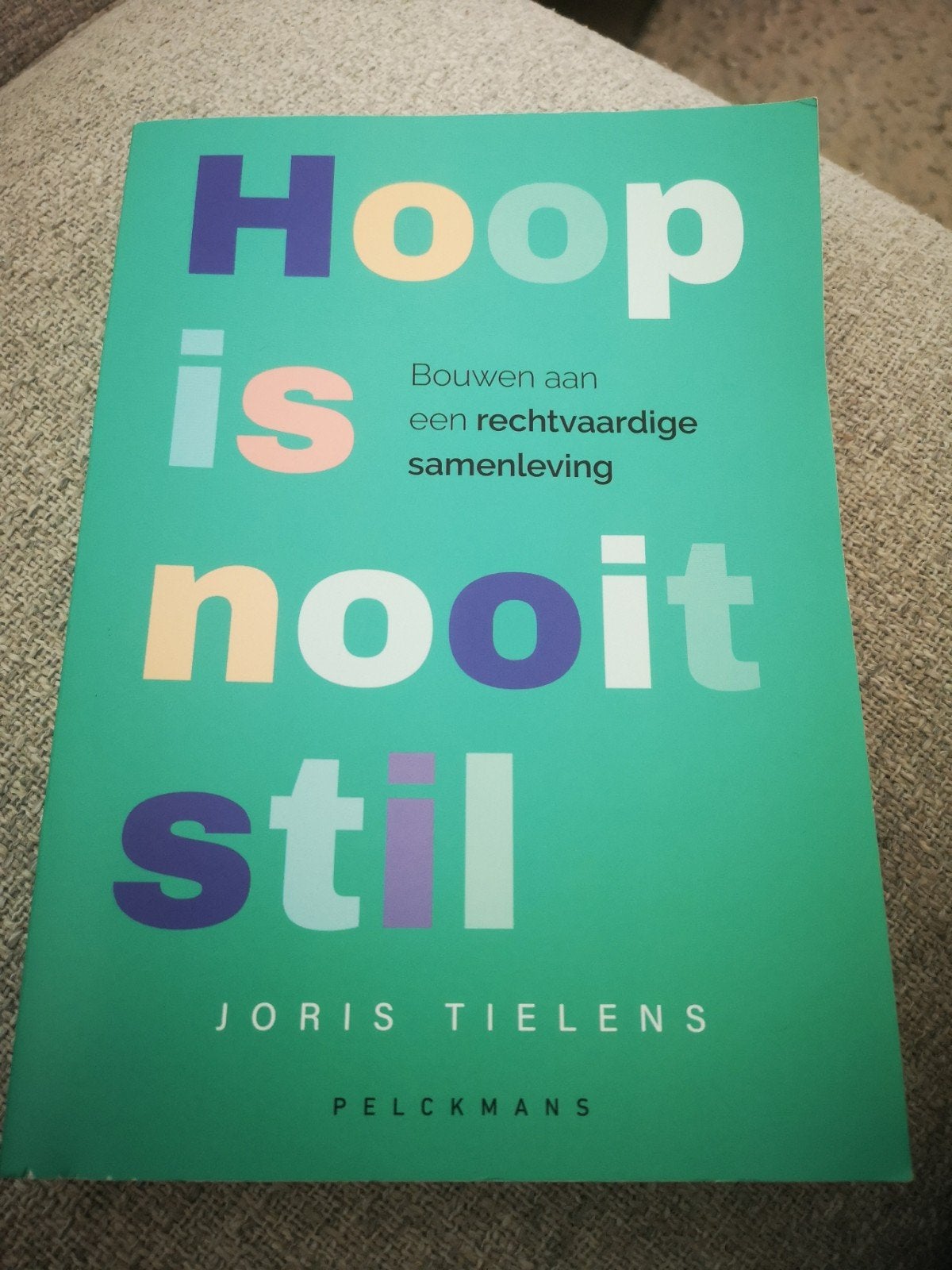 Joris Tielens - Hoop is nooit stil, Boeken, Ophalen of Verzenden, Joris Tielens