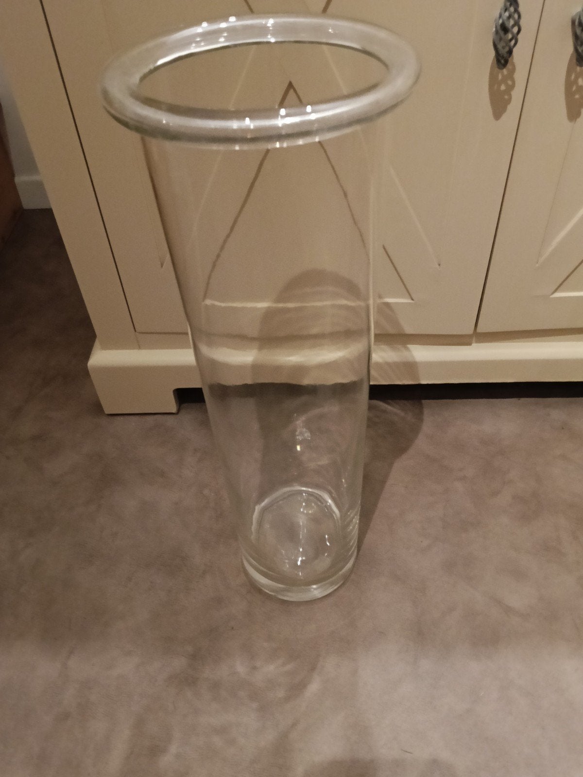 Grand vase en verre, Maison & Meubles, Enlèvement, Verre