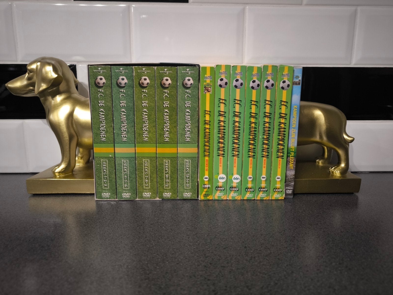 volledige dvd collectie van fc de kampioenen plus film, Ophalen of Verzenden