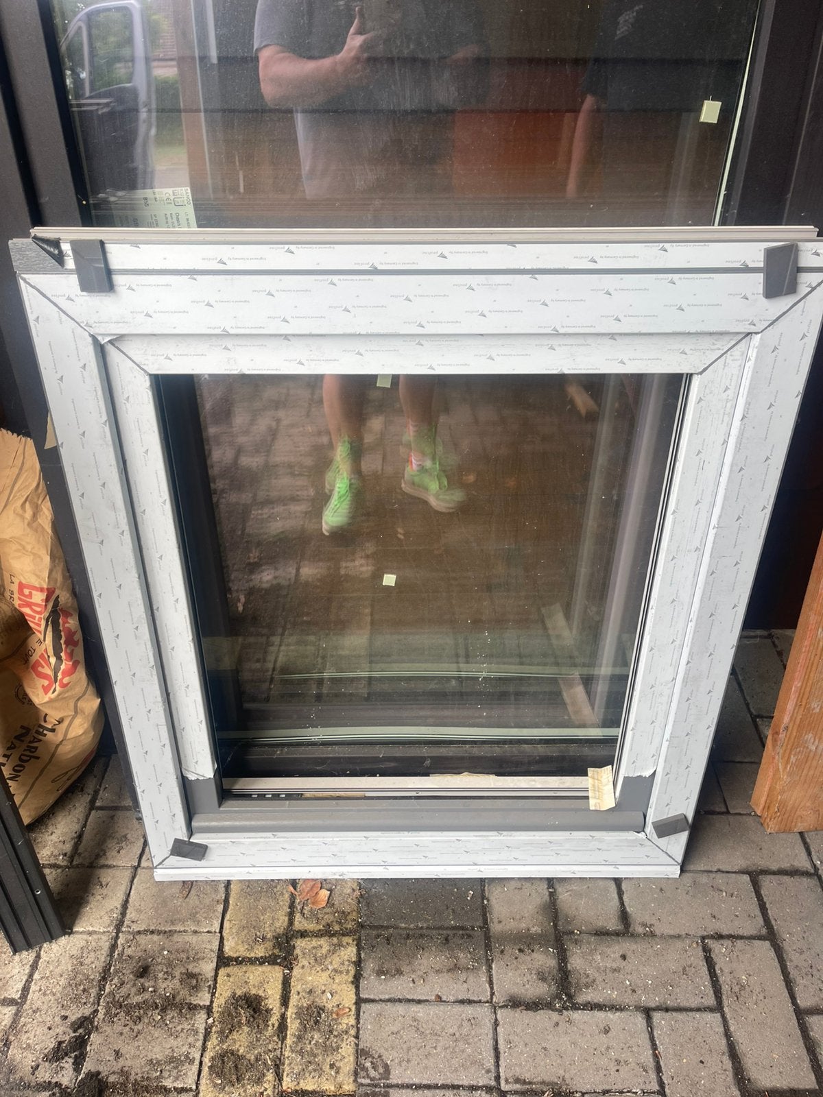 Châssis ouvrant ob, Bricolage & Construction, 75 à 150 cm, 75 à 150 cm, Enlèvement, Vitre comprise
