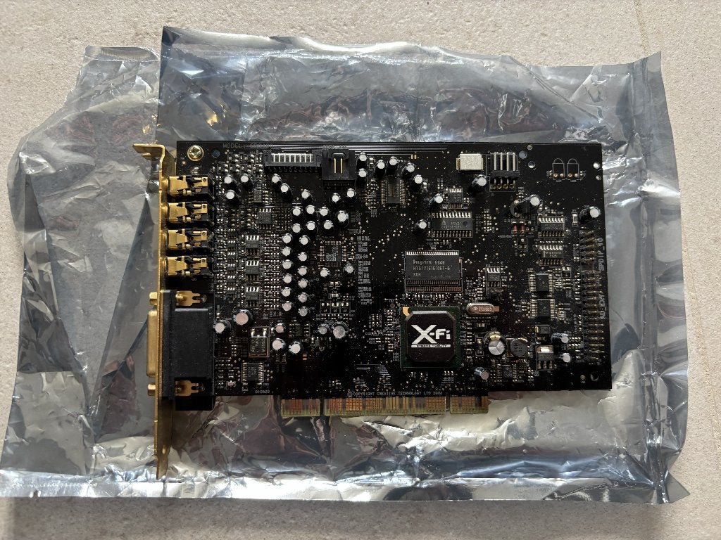 Creative Sound Blaster X-Fi XtremeMusic (SB0460) — PCI, Computers en Software, Geluidskaarten, Gebruikt, Intern, Ophalen of Verzenden