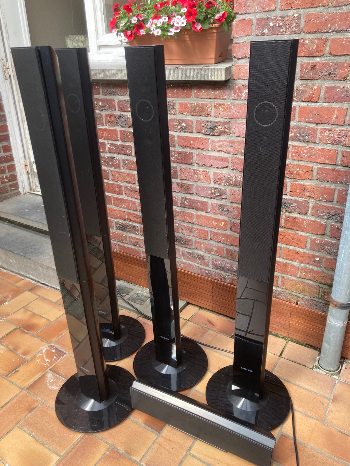 samsung speakers voor home cinema 5 stks, Autres marques, Barre de son, Enlèvement, Utilisé