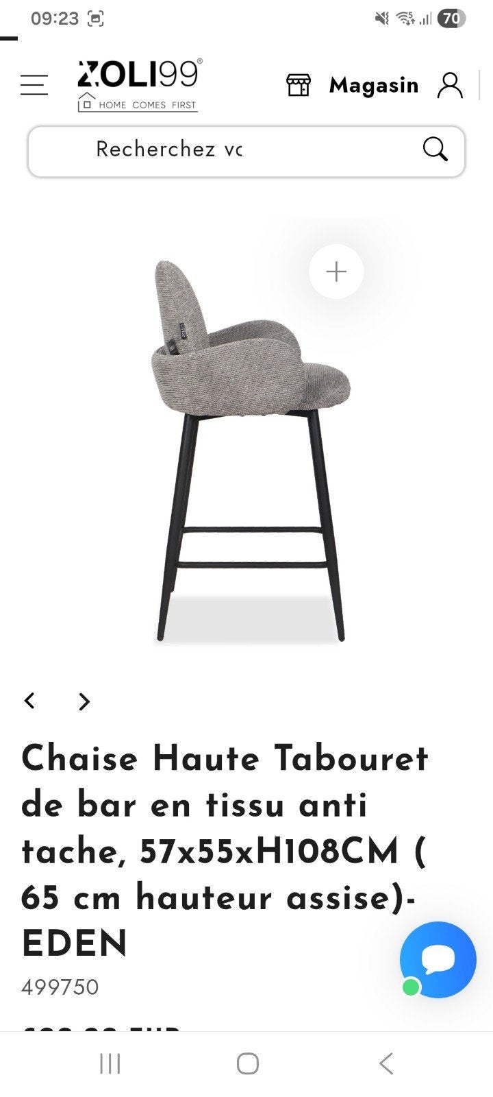 tabourets, Enlèvement