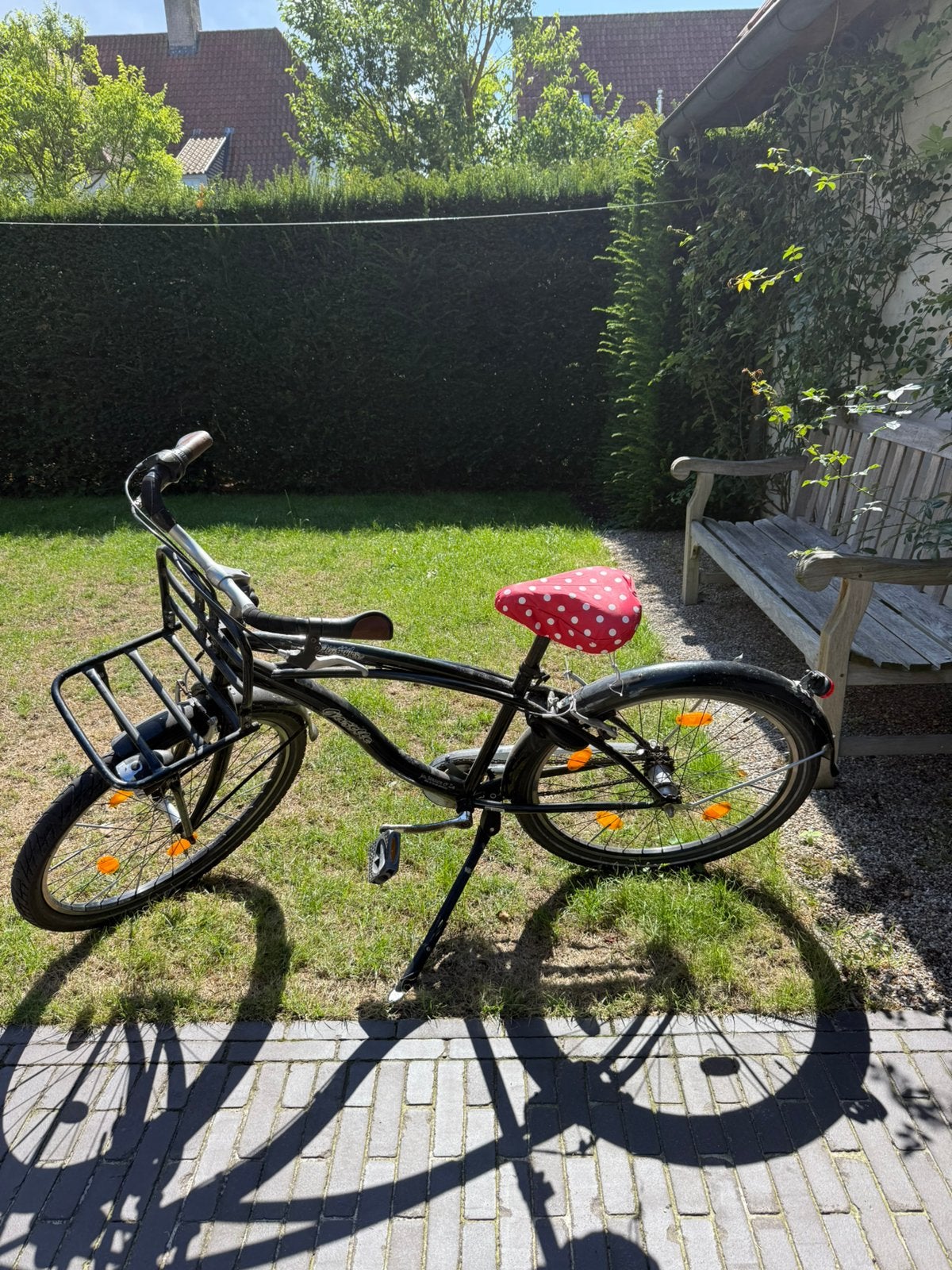 Gazelle meisjesfiets 10-14 jaar, Fietsen en Brommers, Versnellingen, Ophalen of Verzenden, Schijfrem, Gebruikt