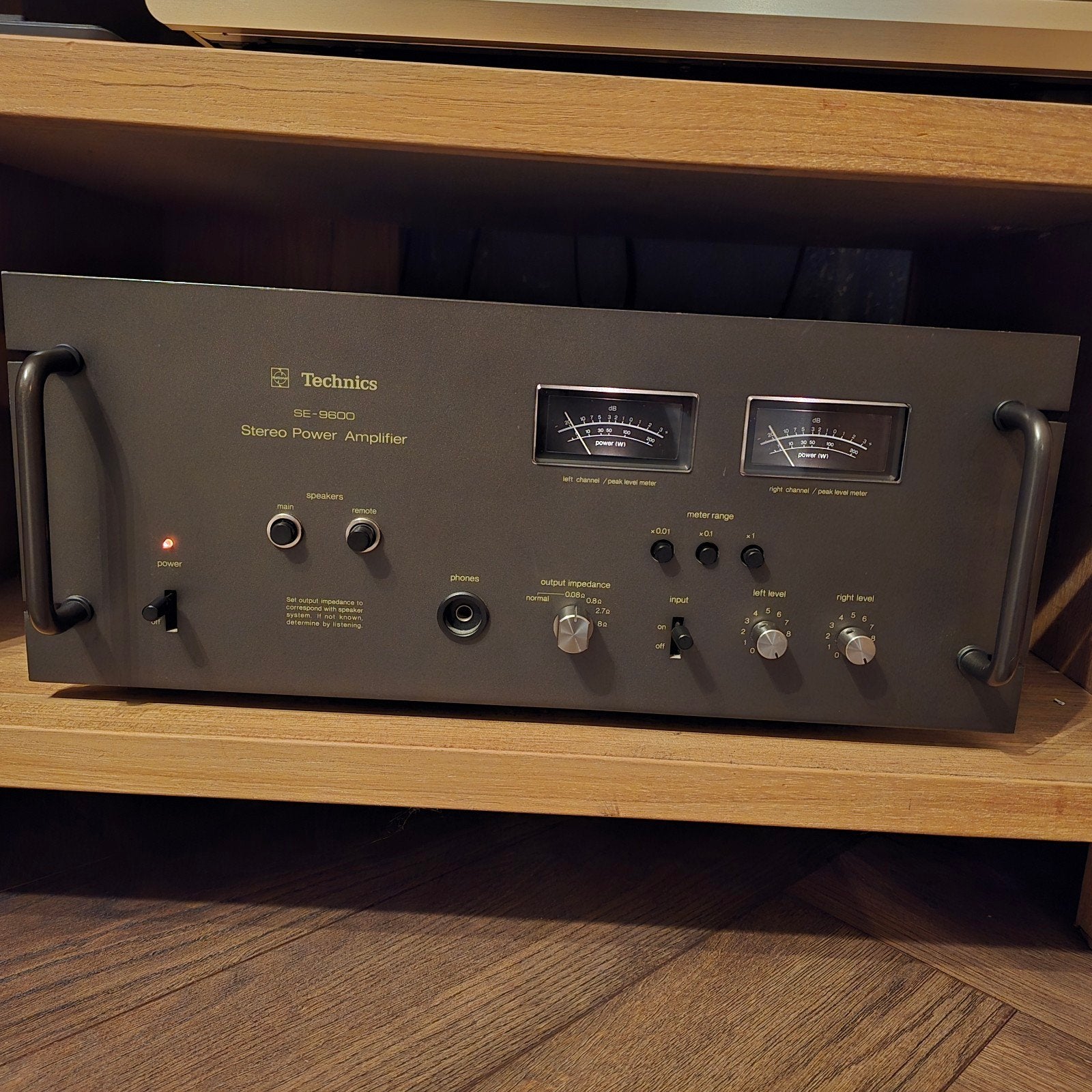 Technics Se9600, Ophalen